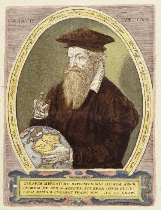 Bildnis von Gerhard Mercator a 