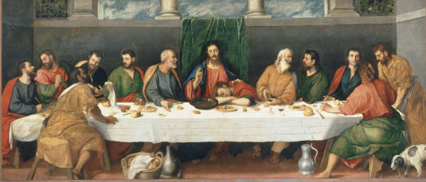 Bonifazio Veronese / Last Supper / Ptg. a 