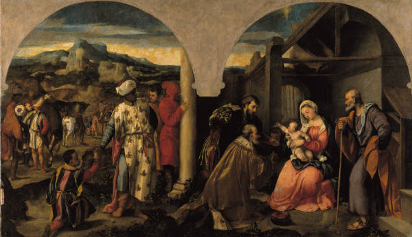 Adoration of Kings / Bonifazio Veronese a 