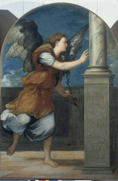 Bonifazio Veronese/Angel of Annunciation a 