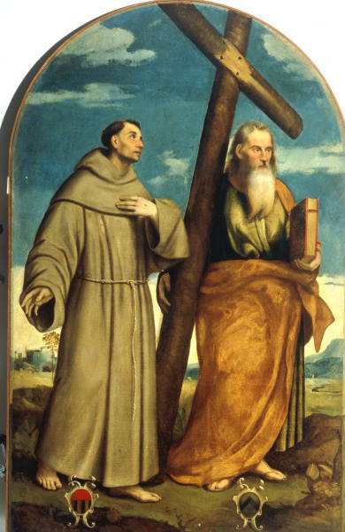 Bonifazio Veronese /St.Francis & Andreas a 