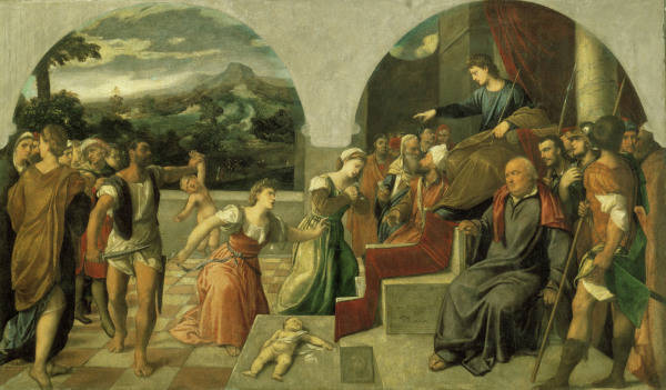 Judgement of Solomon / Veronese a 