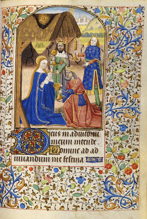 Book Of Hours, Use Of Rome, In Latin, Calendar In French a 