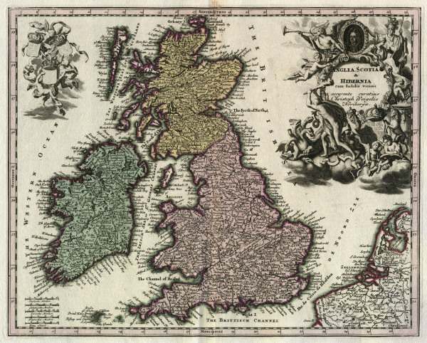 British Isles , Map a 