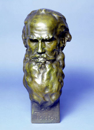 Bronze Head Of Leo Tolstoy a 