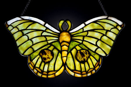 Butterfly Leaded Glass Lamp Pendant a 