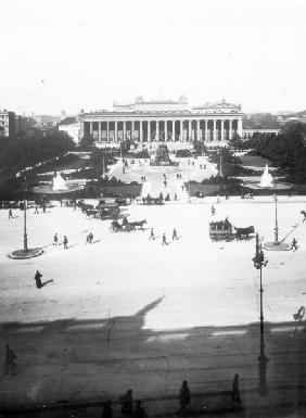 Berlin,Blick vom Schloß auf Altes Museum