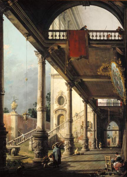 Canaletto / Capricio / Paint./ 1765 a 