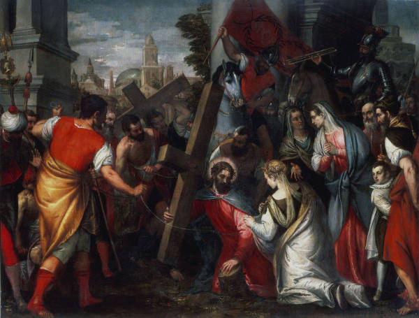 Christ and St.Veronica / Caliari a 
