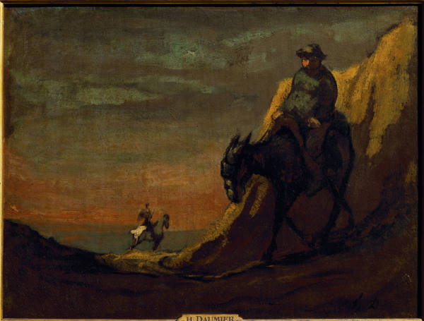 Cervantes /Don Quixote/ Daumier/ 1864/65 a 