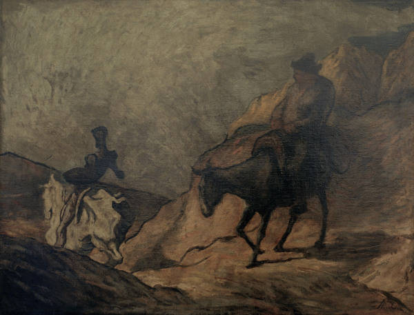 Cervantes, Don Quixote / Ptg.by Daumier a 