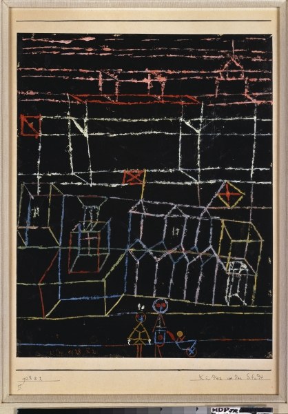 Children of the City, 1928 (oil on paper)  a 