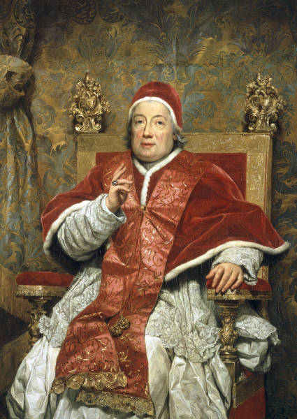 Clement XIII / Paint.by Mengs / 1758 a 