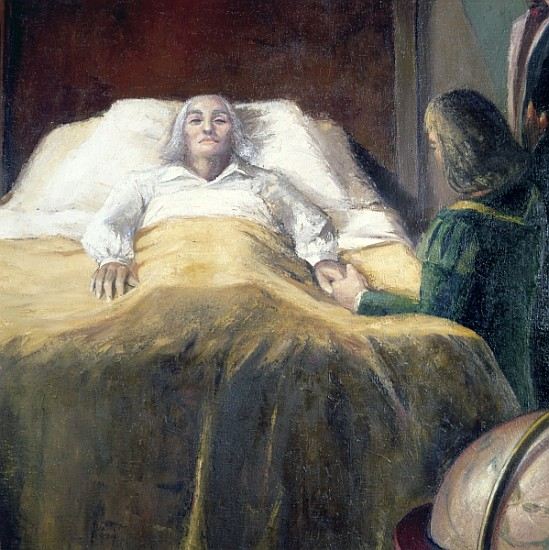 Columbus on his Death Bed a 