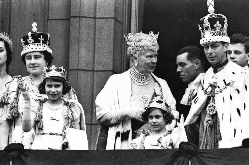 Coronation of English King George VI of England a 