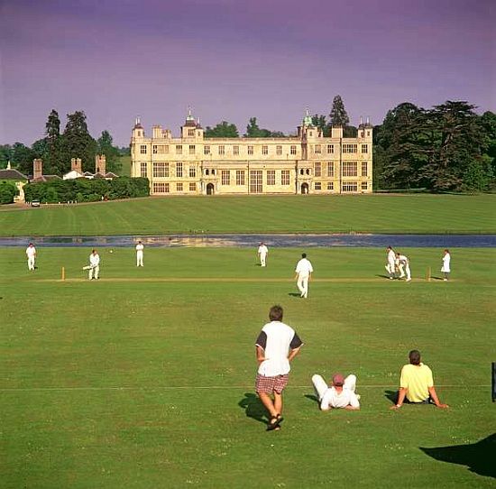Cricket Match in the Grounds of Audley End, Near Saffron Walden a 