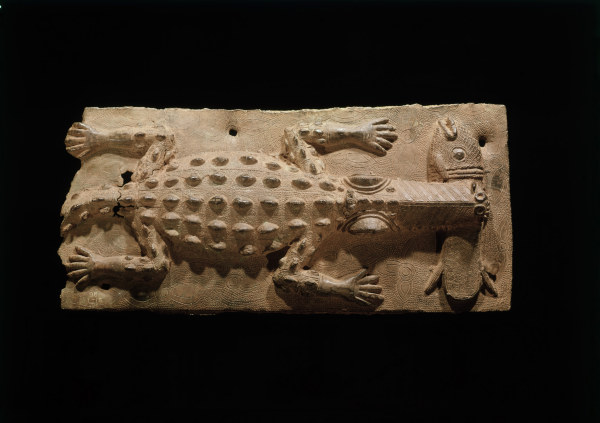 Crocodile / Benin / Bronze a 