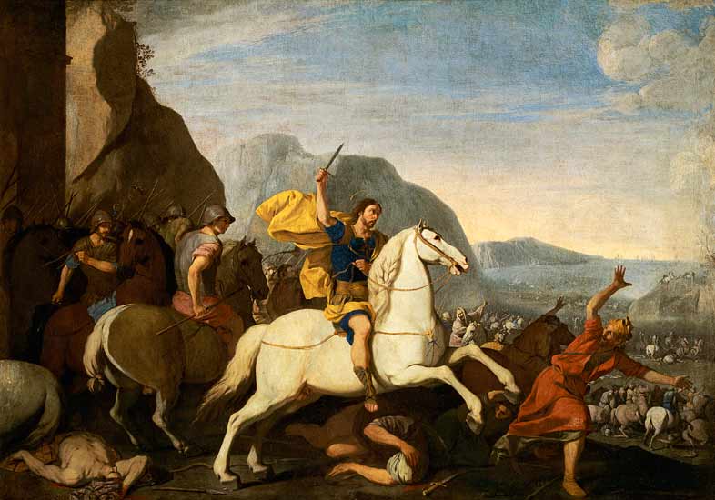 Saint James At The Battle Of Clavijo a 