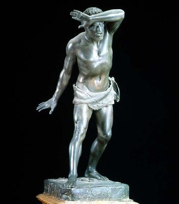 Cain, sculpture by Giovanni Dupre (1817-82) (bronze) (see 80258) a 