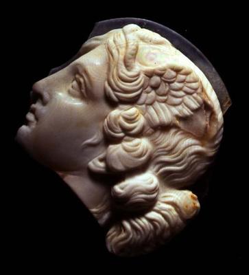 Cameo fragment of the head of Medusa a 
