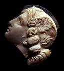 Cameo fragment of the head of Medusa