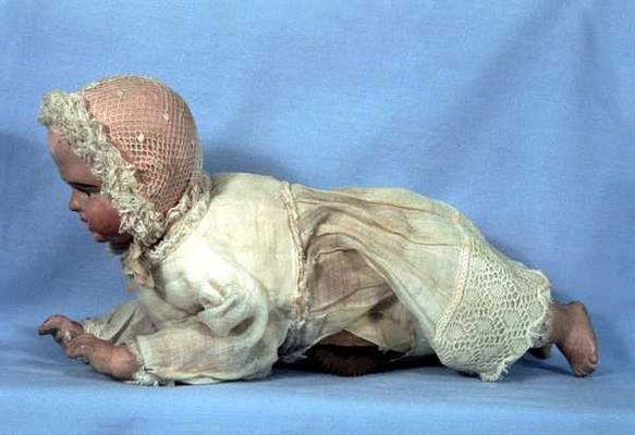 'Creeping Baby' clockwork doll, 1871 a 
