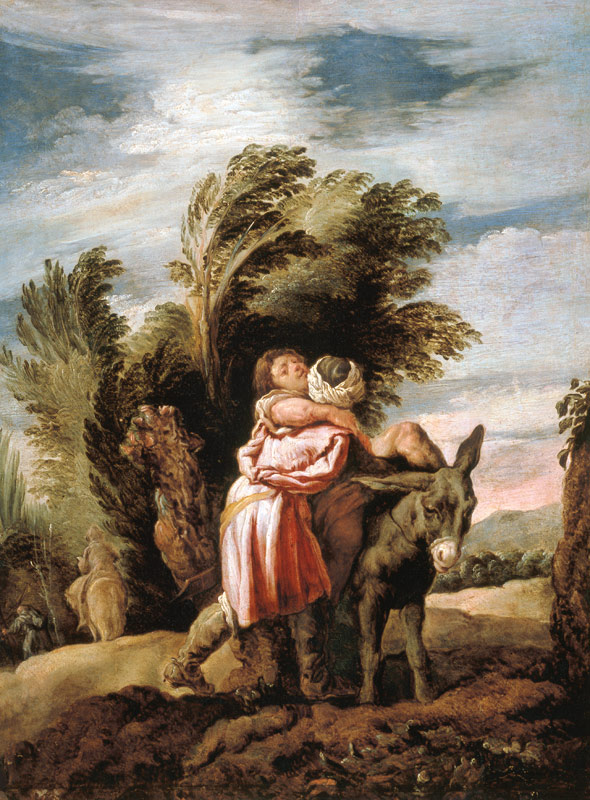 Domenico Feti / Good Samaritan / 1618 a 