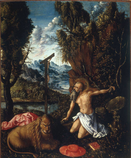 St.Jerome Penitent / Paint.D.Hopfer /C16 a 