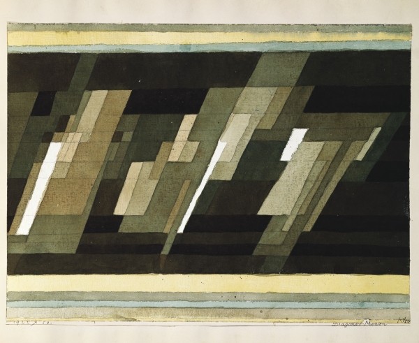 Diagonal-Medien, 1922 (w/c over pencil on paper)  a 