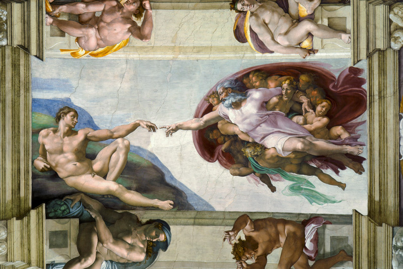 The Creation of Adam a 