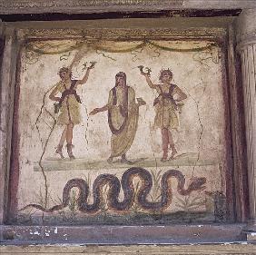 Detail of a household shrine, from the Casa dei Vetti