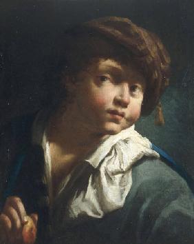 D.Fedelil / Boy with Apple / Paint./ C18