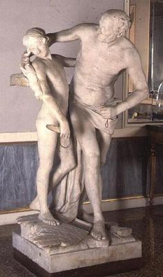 Daedalus and Icarus by Antonio Canova (1757-1822) (stone) a 