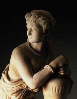 Detail of a statue of Rebecca a 