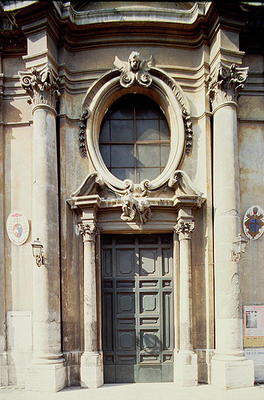 Door of the Tempietto, designed by Donato Bramante (1444-1514) 1508-12 (photo) a 