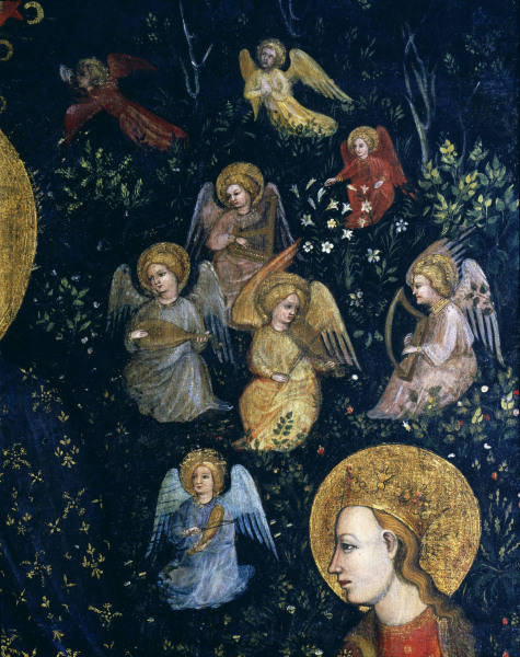 Angel concert / Italian painting 1408 a 