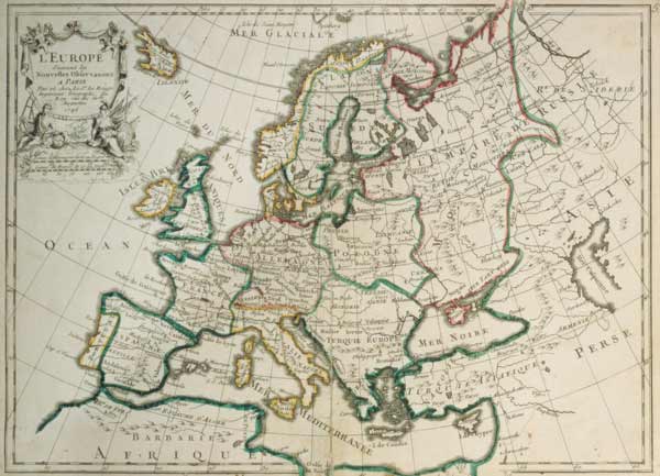 Map of Europe , Le Rouge 1746. a 