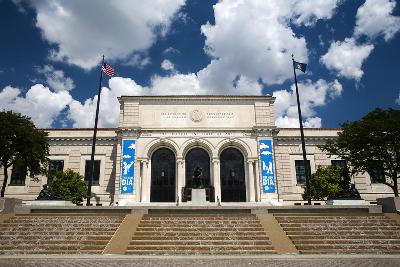 Exterior view of the Detroit Institute of Arts