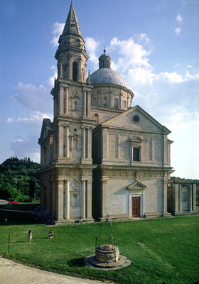 Exterior view showing the detached campanile and dome designed by Antonio da Sangallo the Elder (145 a 