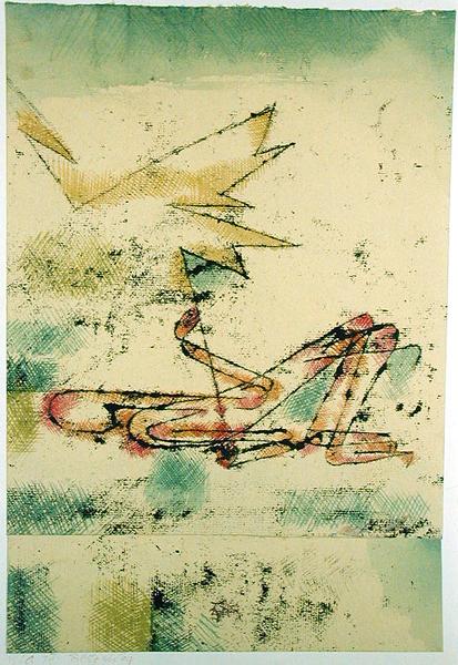 Flash of Lightning, 1920 (w/c on paper)  a 
