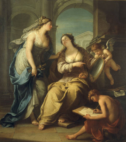F.Maggiotto / Allegory of Painting /1768 a 