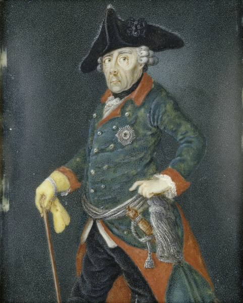 Frederick the Great , Portrait as old man a 