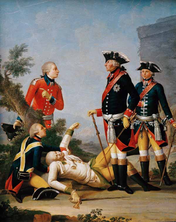 Frederick II honours fallen soldier a 