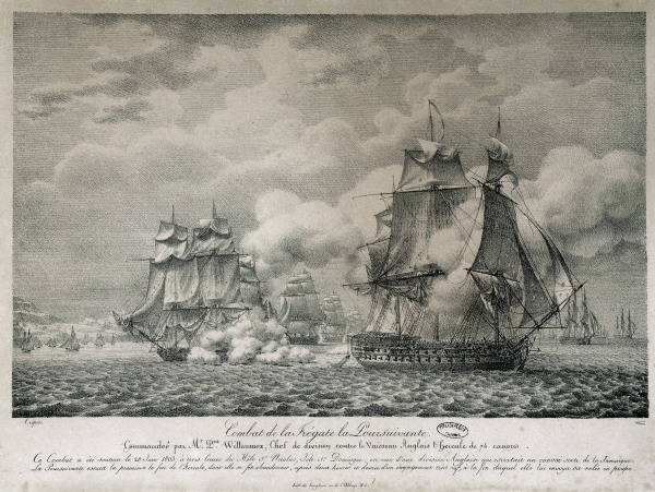 Battle of Poursuivante / 1803 / Crepin a 