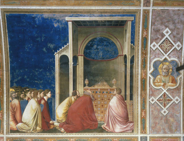 Giotto, Priere pour floraison des verges a 