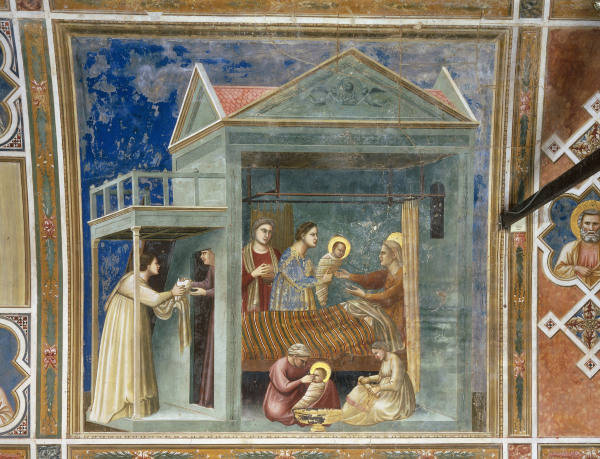 The Birth of Mary / Giotto / c.1303/10 a 