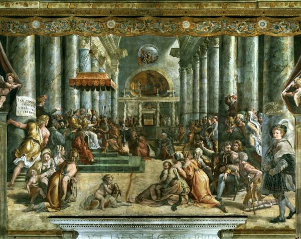 Giulio Romano, Gift of Constantine a 