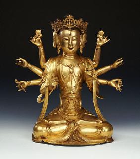 Gilt Bronze Figure Of Marichi, 14th Century