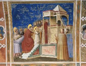 Mary at the Temple / Giotto / c.1303/10