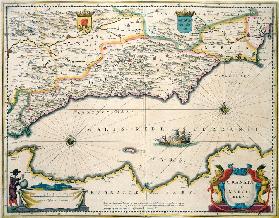 Granada and Murcia , Map